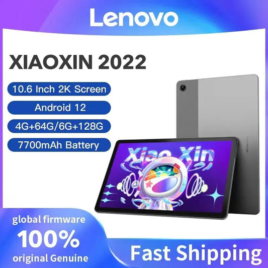 Lenovo Xiaoxin Pad 2022 - 10.6'' Display, Snapdragon 680 Octa Core, 7700mAh, 128GB/64GBs